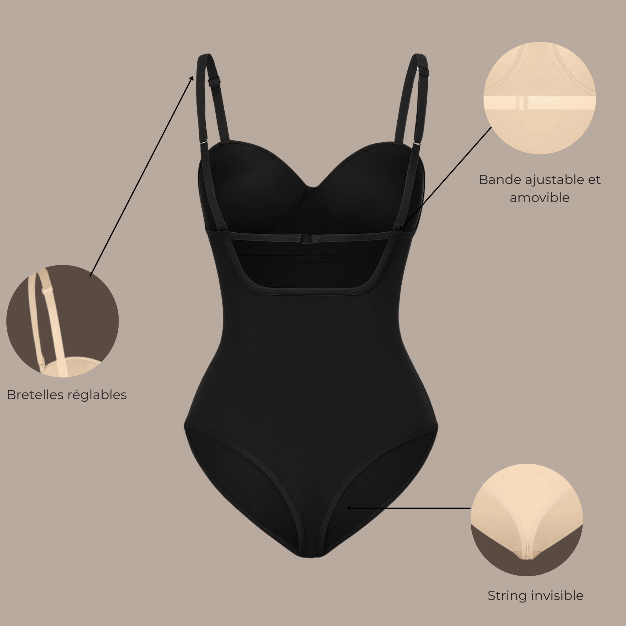 Le body Sculpture noir