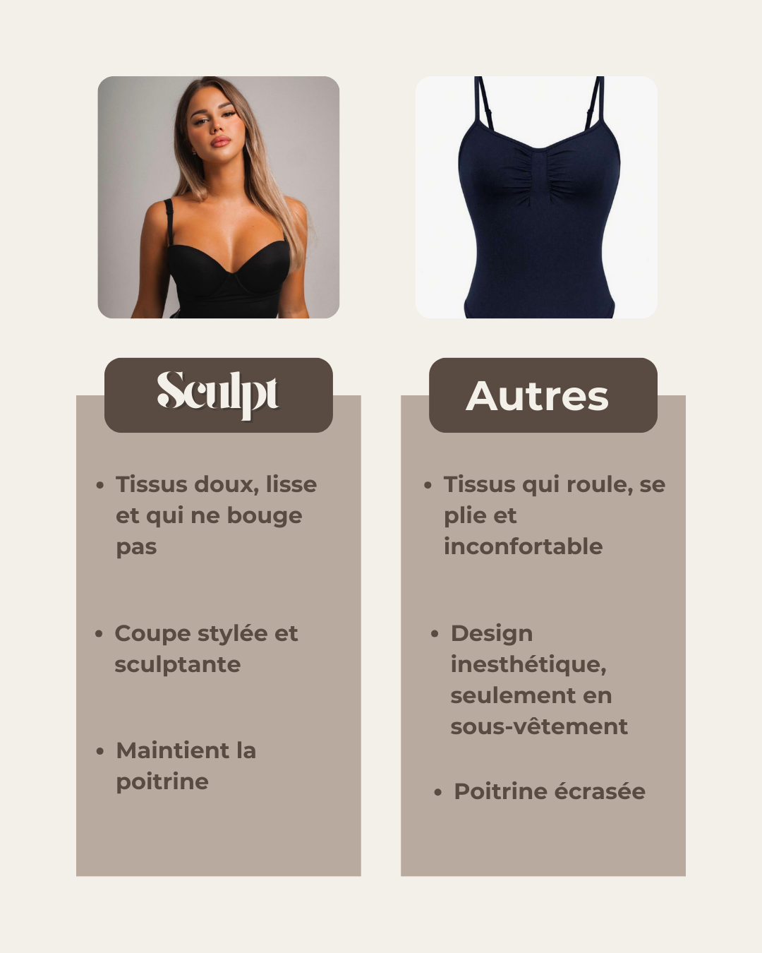 Le body Sculpture noir