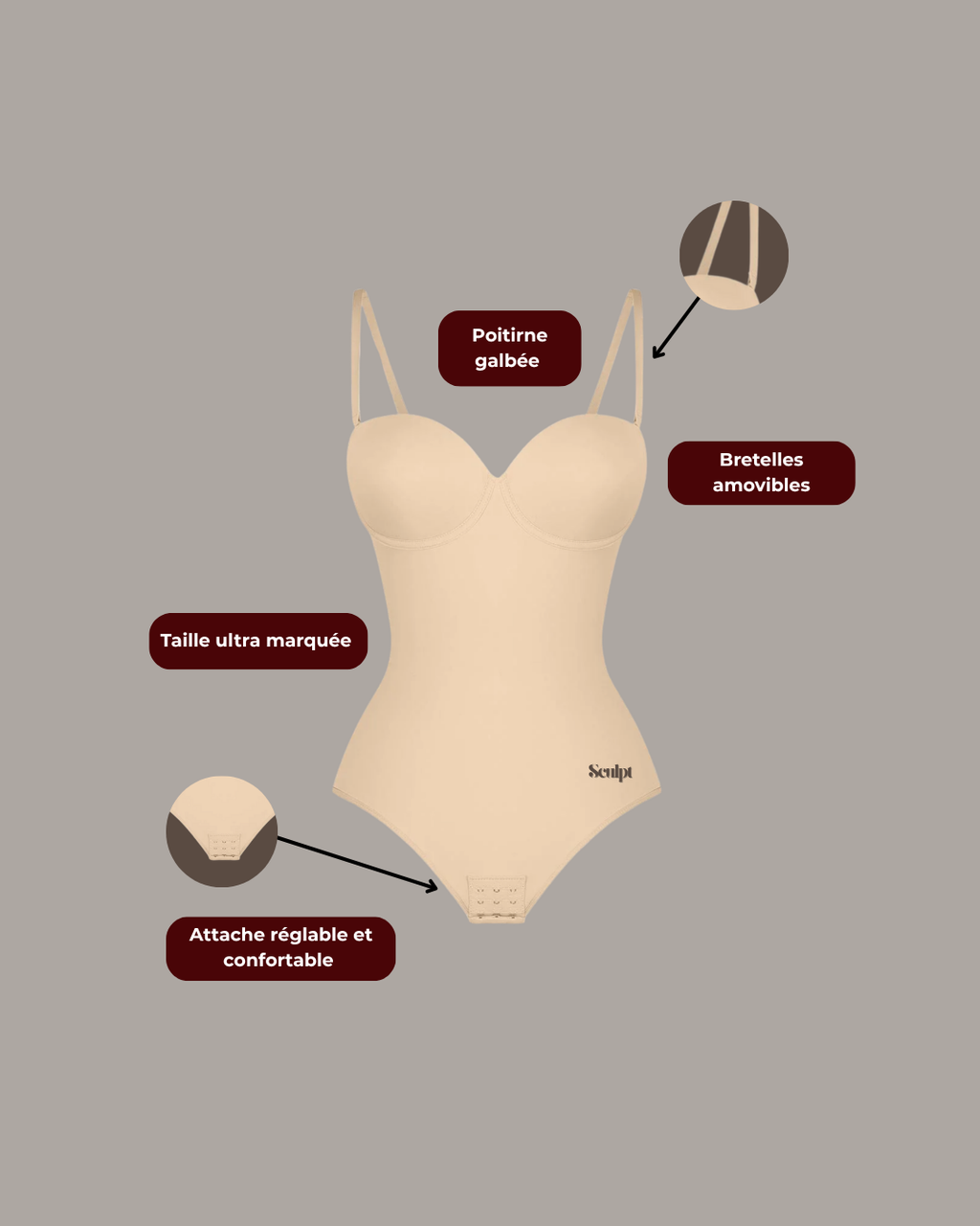 Body sculpture beige